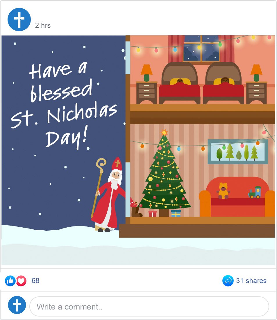 Have a blessed St. Nicholas day Have a blessed St. Nicholas day