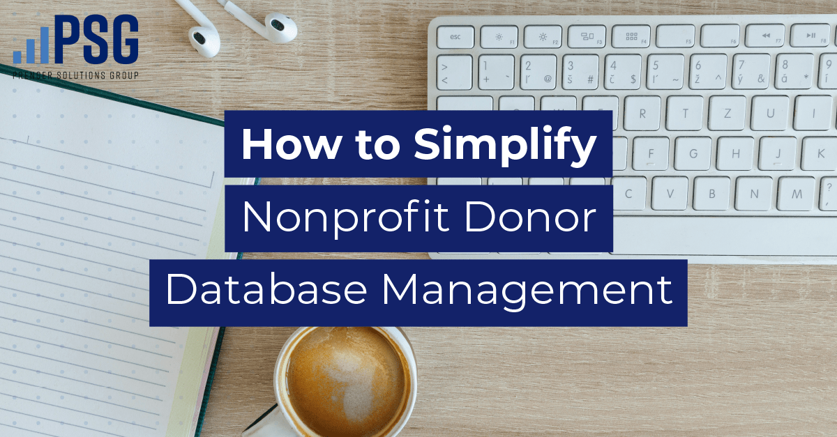 nonprofit donor database management