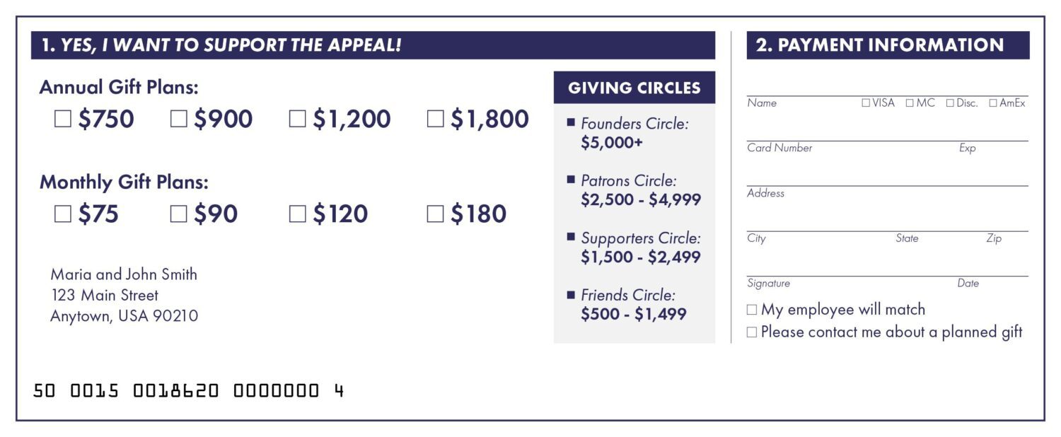 Standard Pledge Card