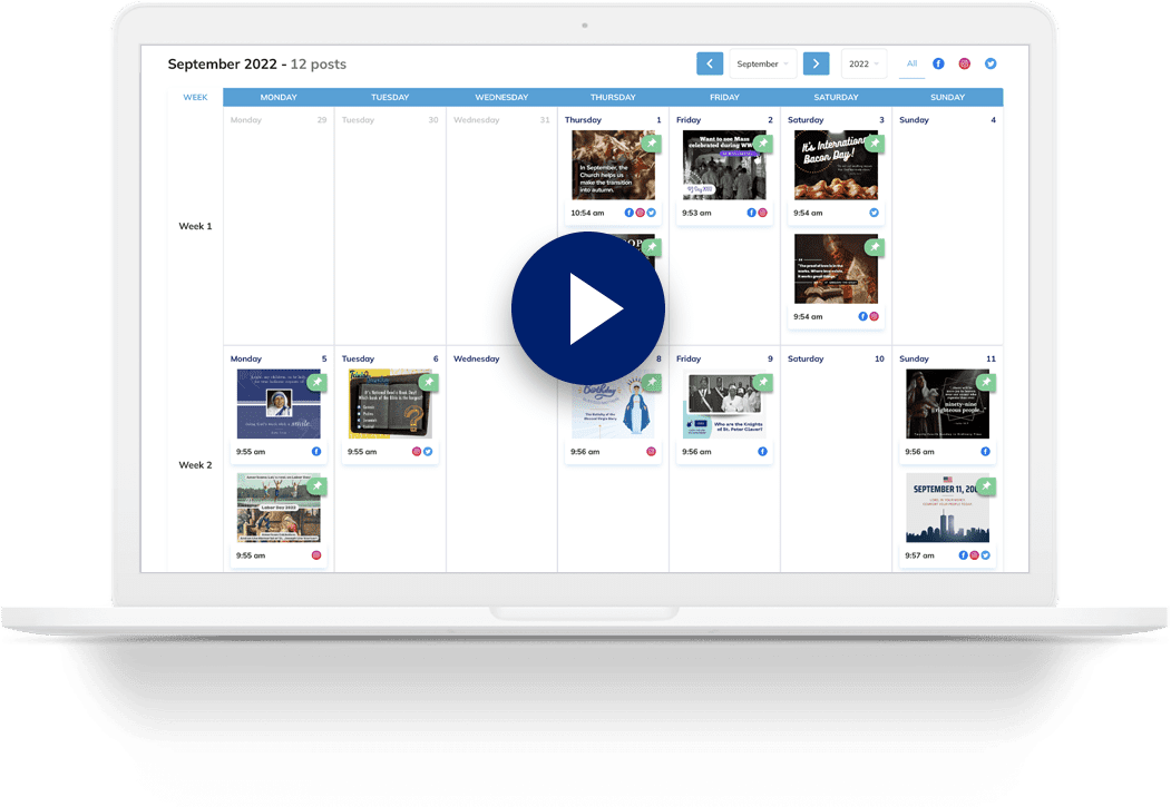 Scheduling Calendar Video