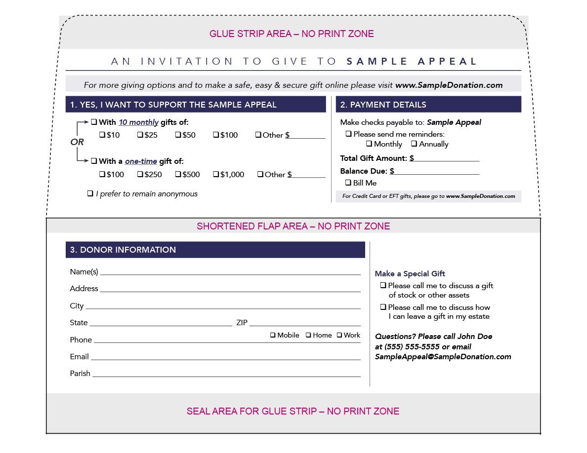 Inside of in-person appeal card